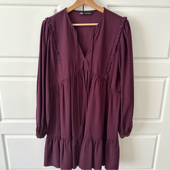 ZARA Pleated Dress (M) - Picture 1 of 12